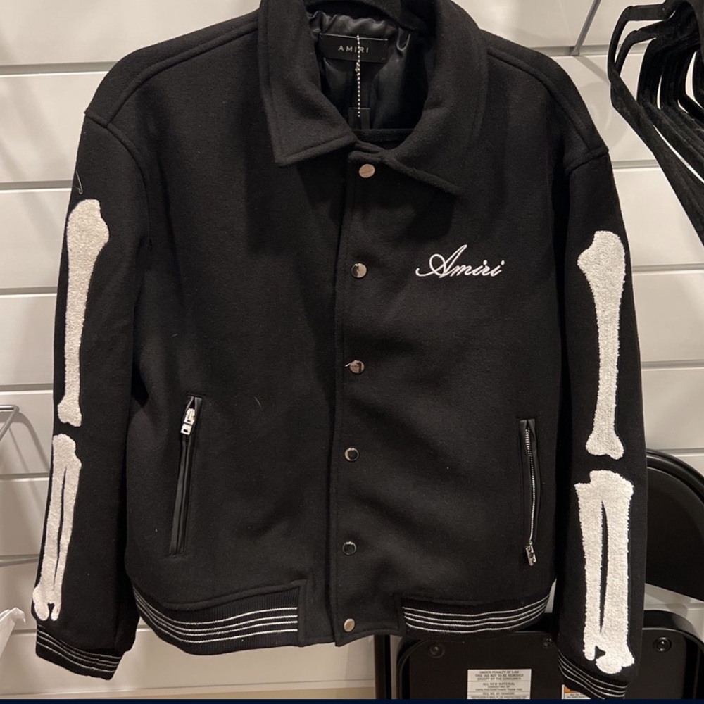 Brand new amiri bones jacket selling for a steal of a price